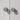Vendome Geneva Grey Stitch Detail Leather Round Knobs
