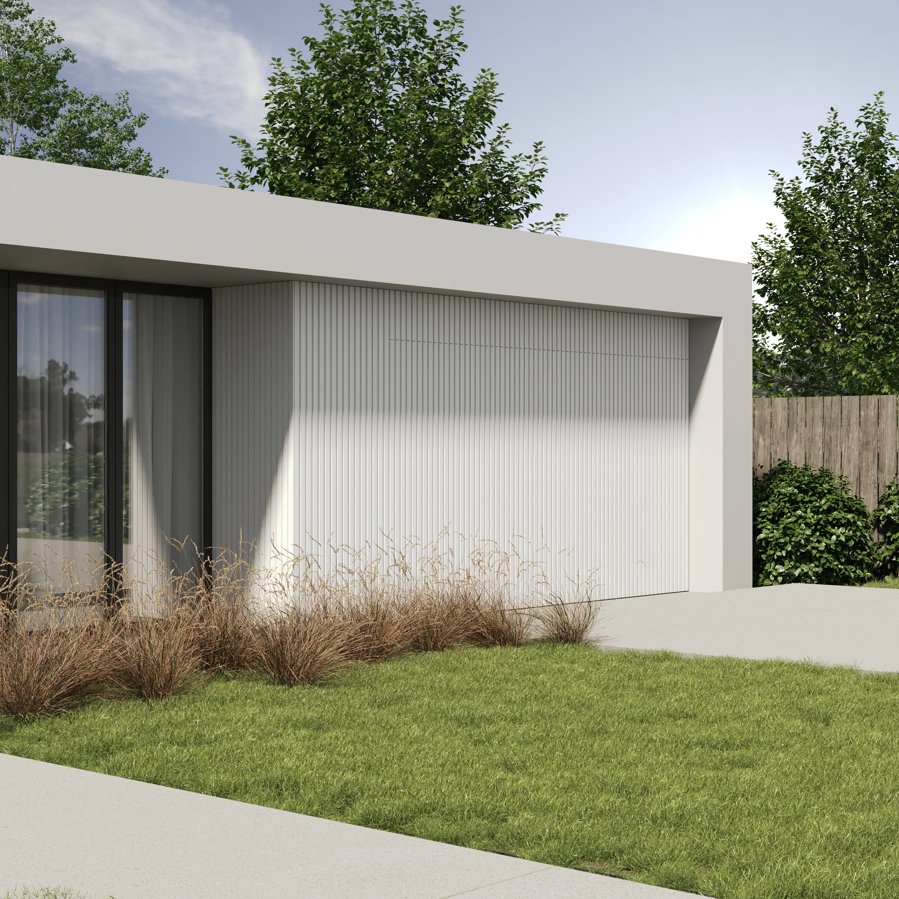 Feature Tube Cladding Horizontal Wood Cladding