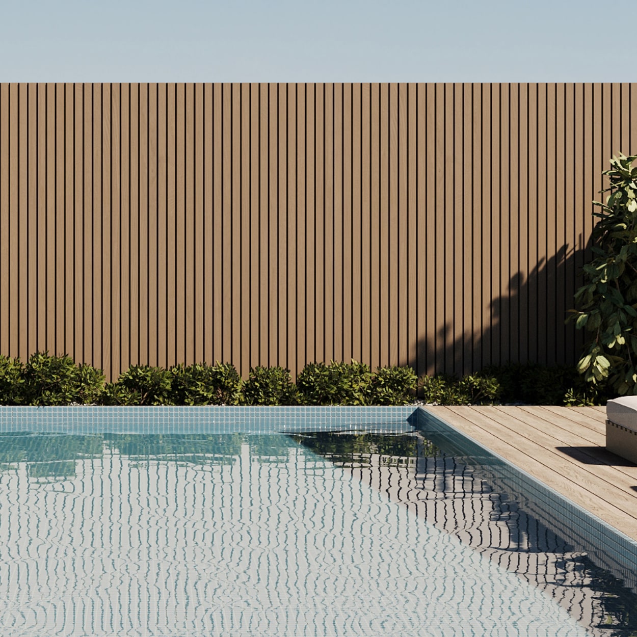 Composite Wood Veneer Outdoor Fence Wall Cladding Panels - Vendome Living